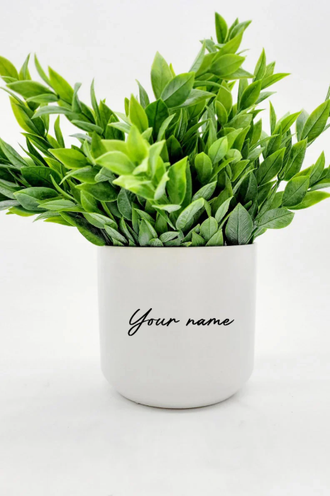 Personalized Wedding Officiant Planter